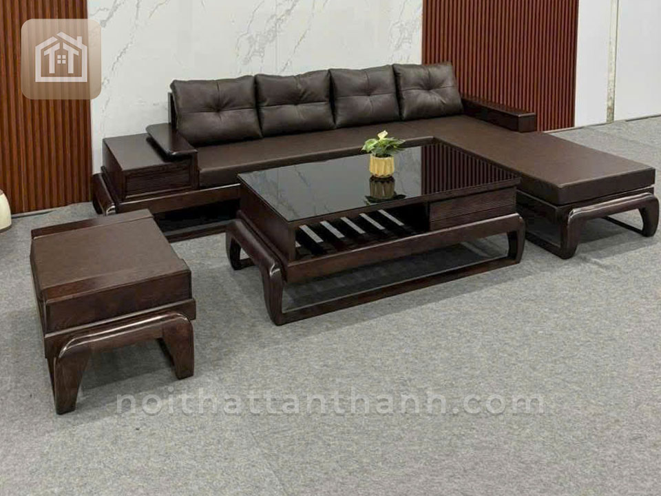 Sofa Góc L Chân Đùi Gà | SFGS-0114