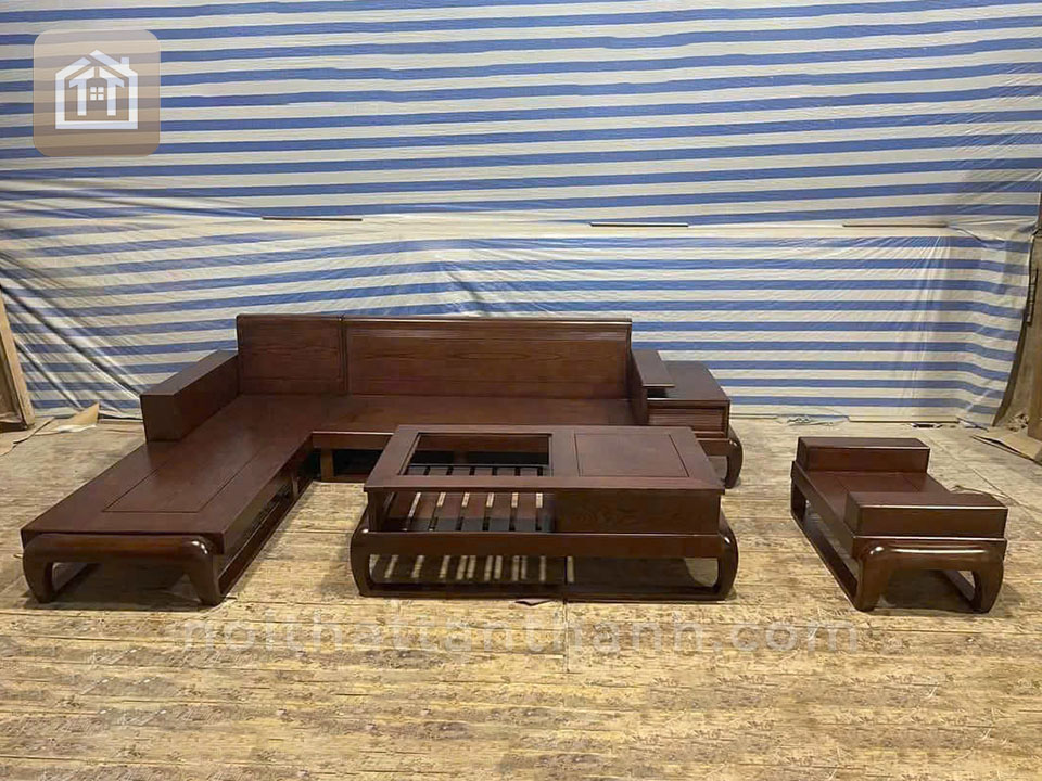 Sofa Góc L Chân Đùi Gà | SFGS-0115