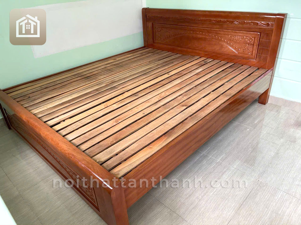 Giường Ngủ Gỗ Xoan Đào