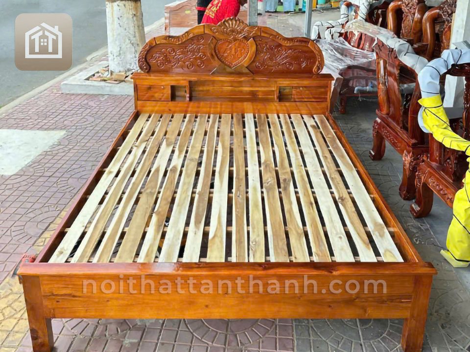 Giường Ngủ Gỗ Tràm