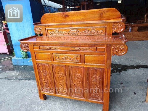 Án thờ 2 tầng gỗ tràm