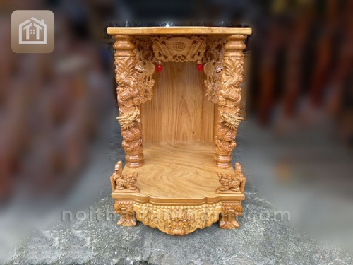 Bàn thờ ông địa gỗ gõ đỏ