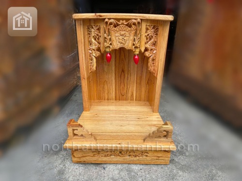 Bàn thờ ông địa gỗ xoan