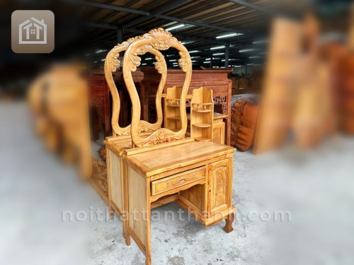 Bàn trang điểm gỗ đỏ - Nhỏ
