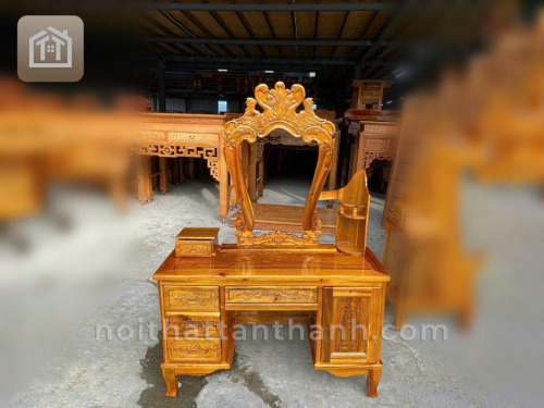 Bàn Trang Điểm Gỗ Tràm To