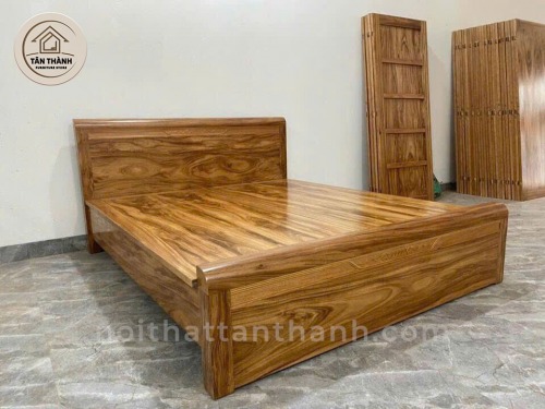 Giường Ngủ Gỗ Hương Xám