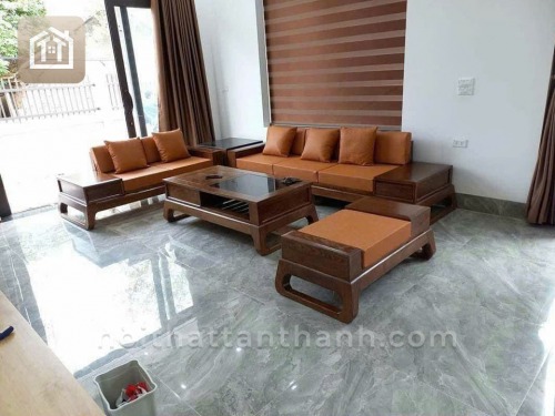 Sofa Chân Hưu 2 Văng Gỗ Sồi Nga | SFGS-0353