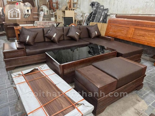 Sofa Góc L Chân Pháo | SFGS-0123