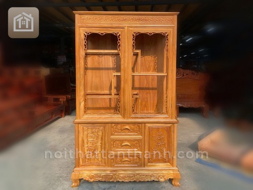 Tủ Rượu Gỗ Gõ Đỏ - 1m