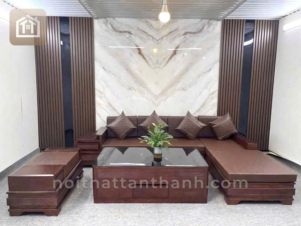 Sofa Góc L Chân Pháo | SFGS-0121