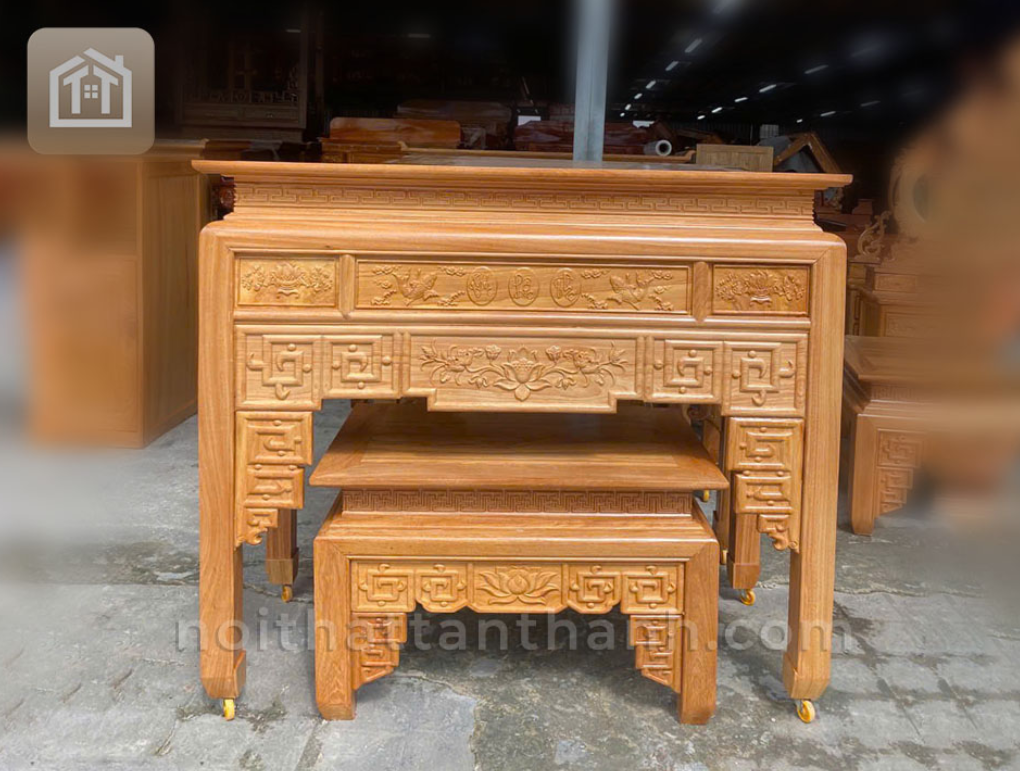 Án thờ gỗ gõ đỏ
