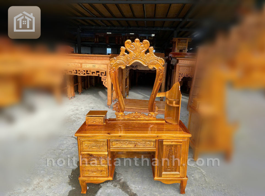 Bàn trang điểm gỗ tràm - Nhỏ