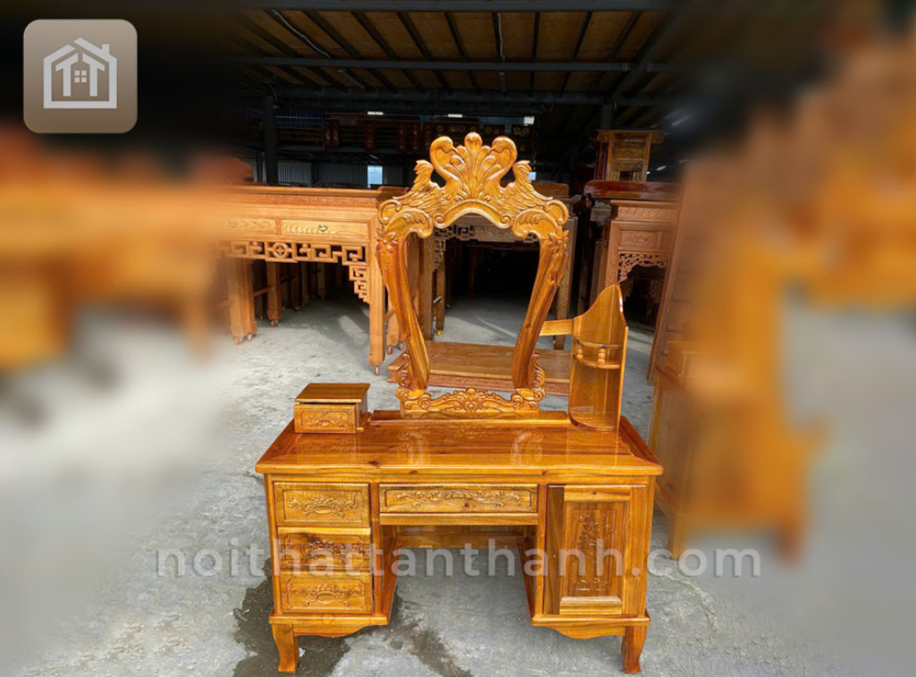 Bàn Trang Điểm Gỗ Tràm To
