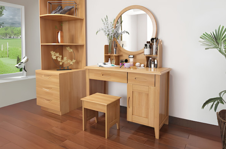 Bố trí bàn trang điểm gỗ hợp lý