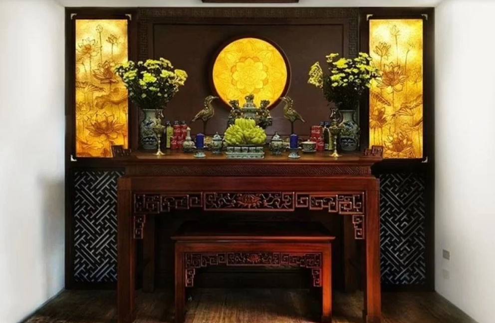 Cách bài trí bàn thờ gia tiên