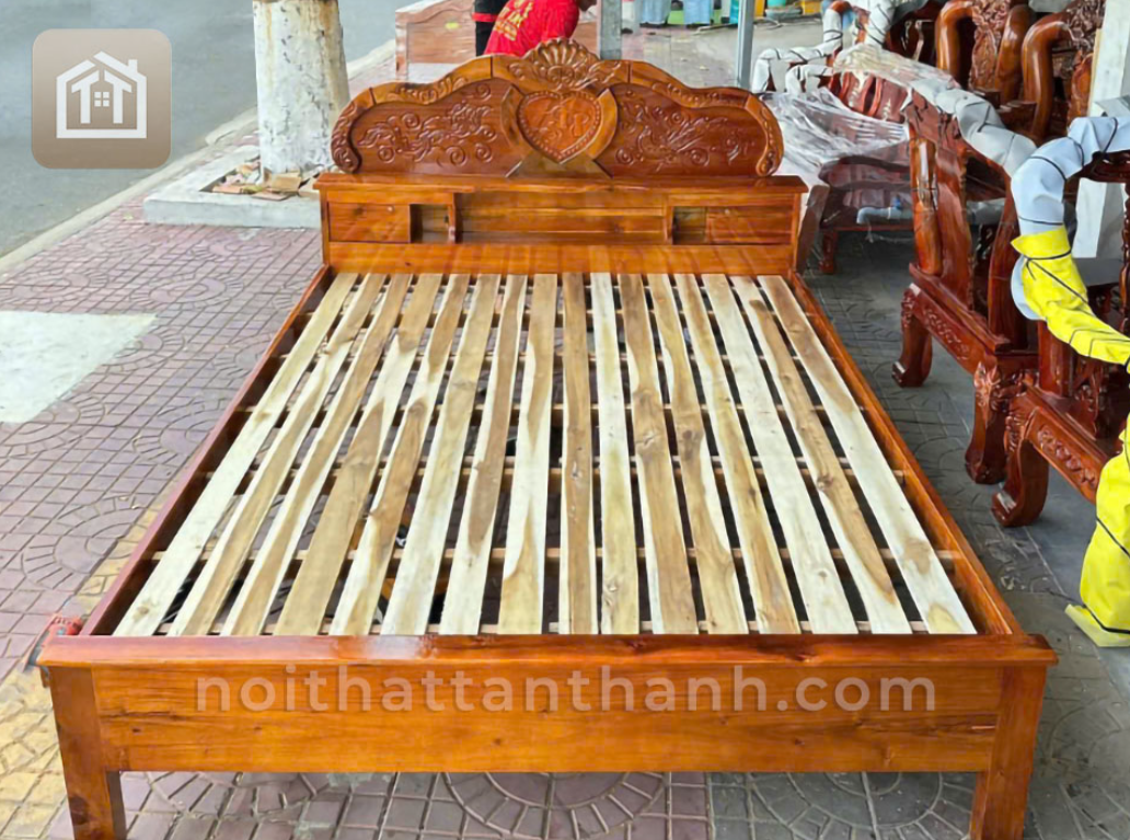 Giường Ngủ Gỗ Tràm
