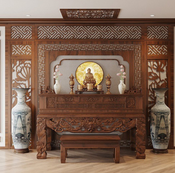 Nội thất phòng thờ
