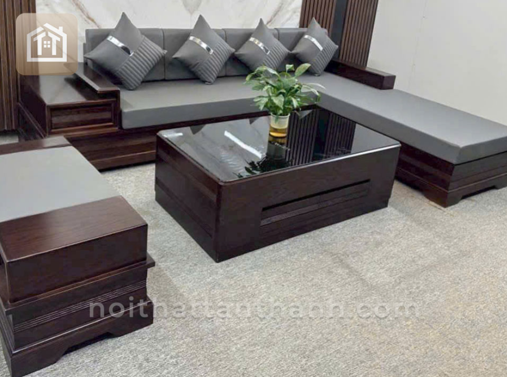 Sofa Góc L Chân Pháo