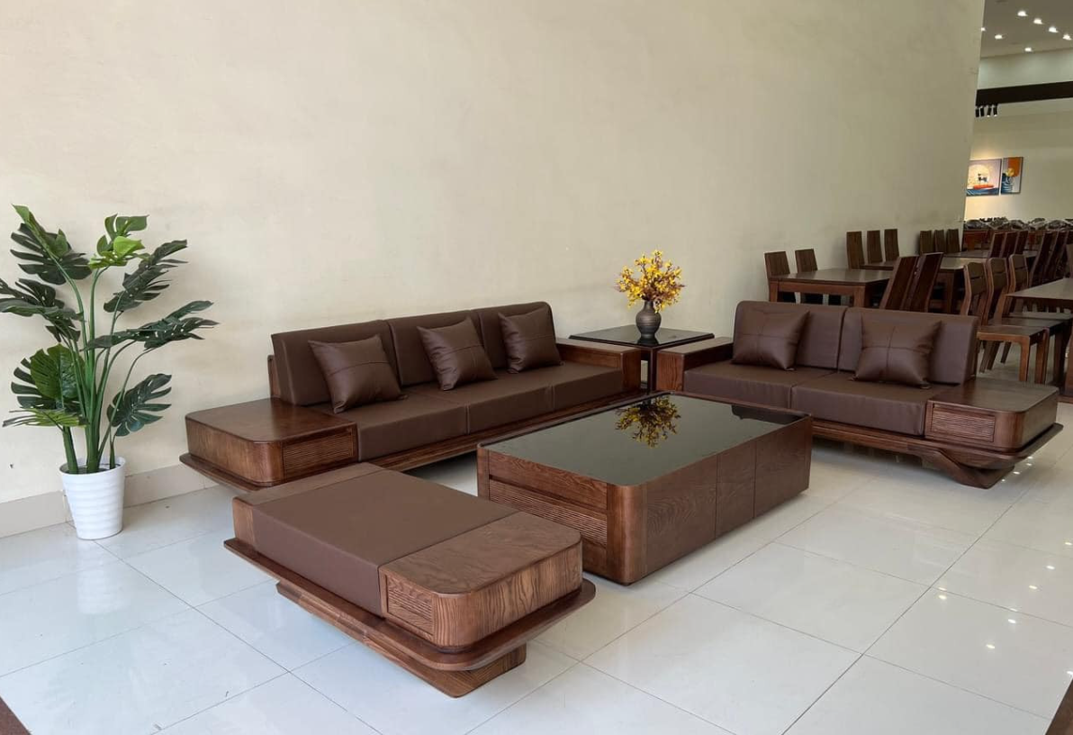 Tại sao sofa gỗ sồi chân thuyền được ưa chuộng?