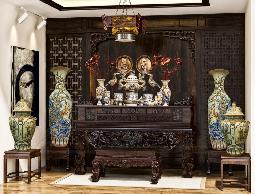 Ưu điểm của án thờ gỗ gõ đỏ