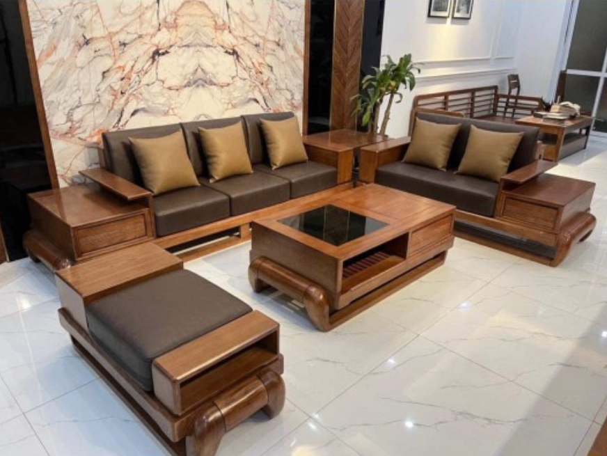 Ưu điểm vượt trội của sofa gỗ sồi